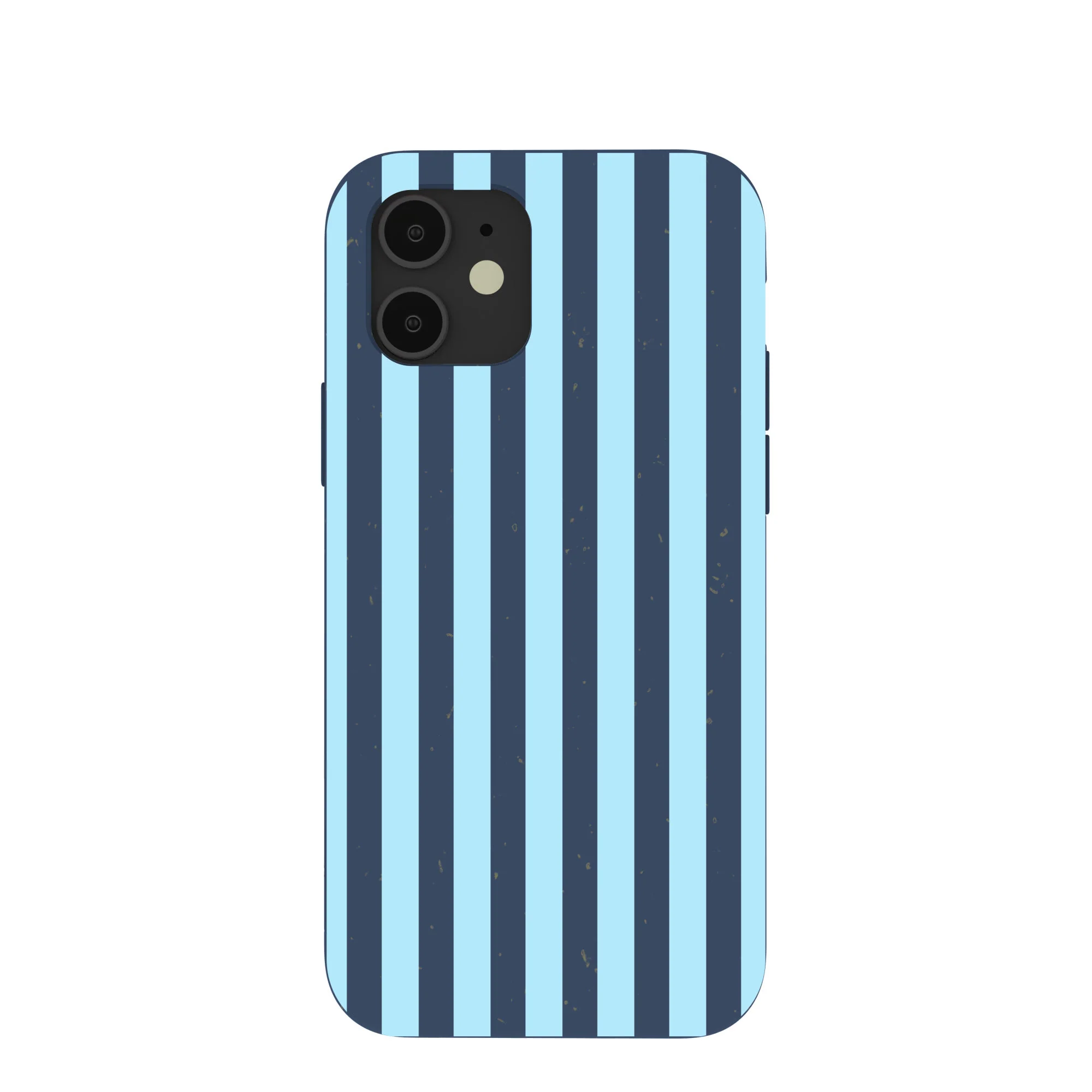 Navy Blue Baby Blue Stripes iPhone 12/ iPhone 12 Pro Case