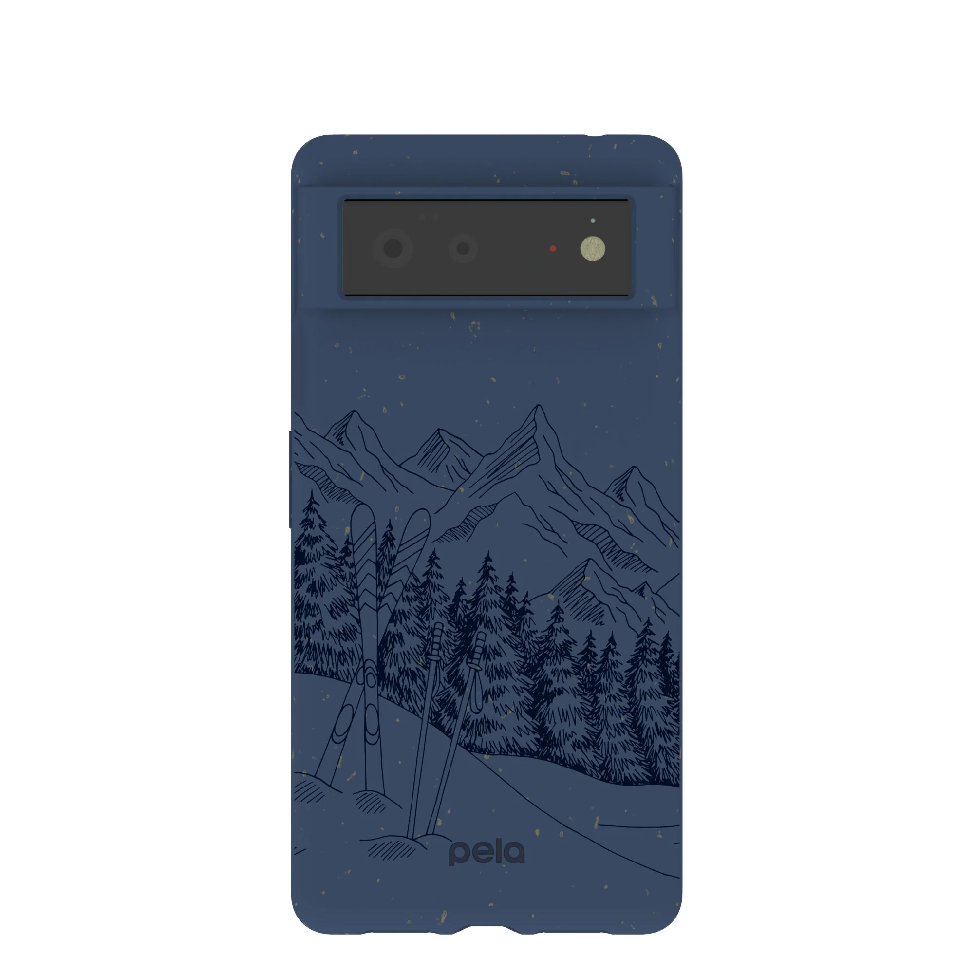 Navy Blue Backcountry Ski Google Pixel 6 Case