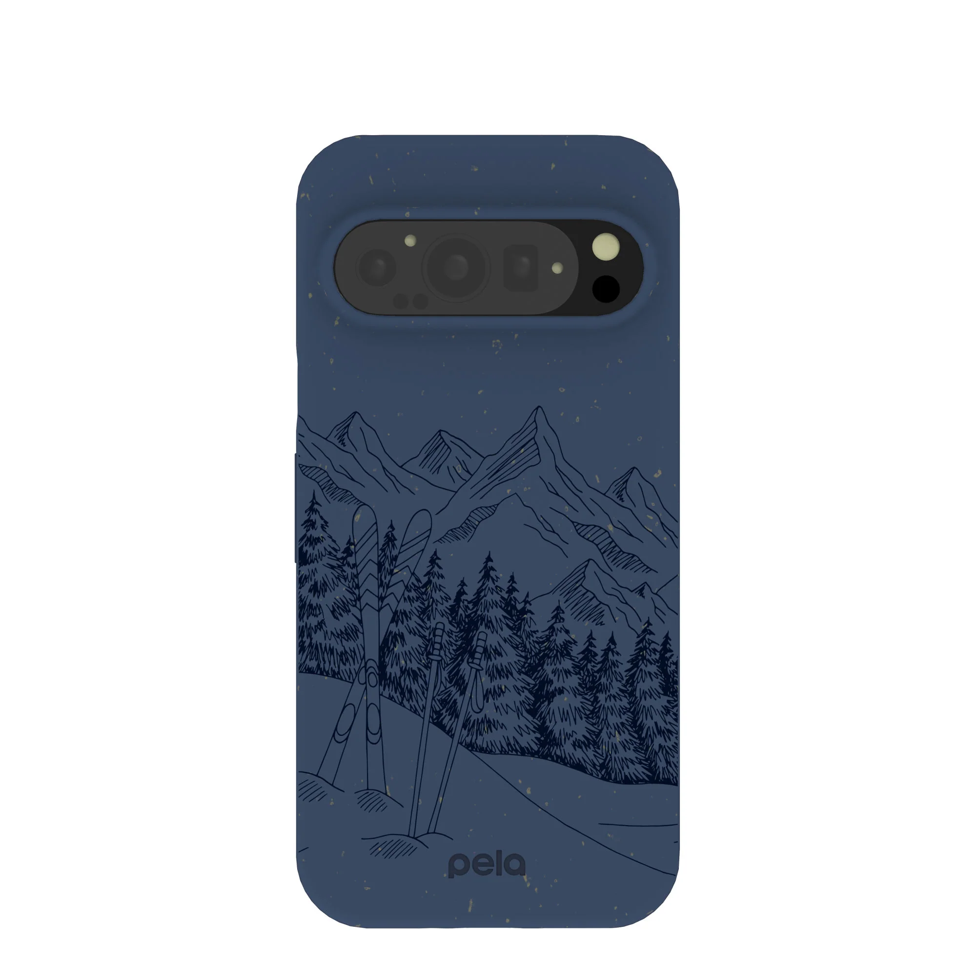 Navy Blue Backcountry Ski Google Pixel 9/9 Pro Case