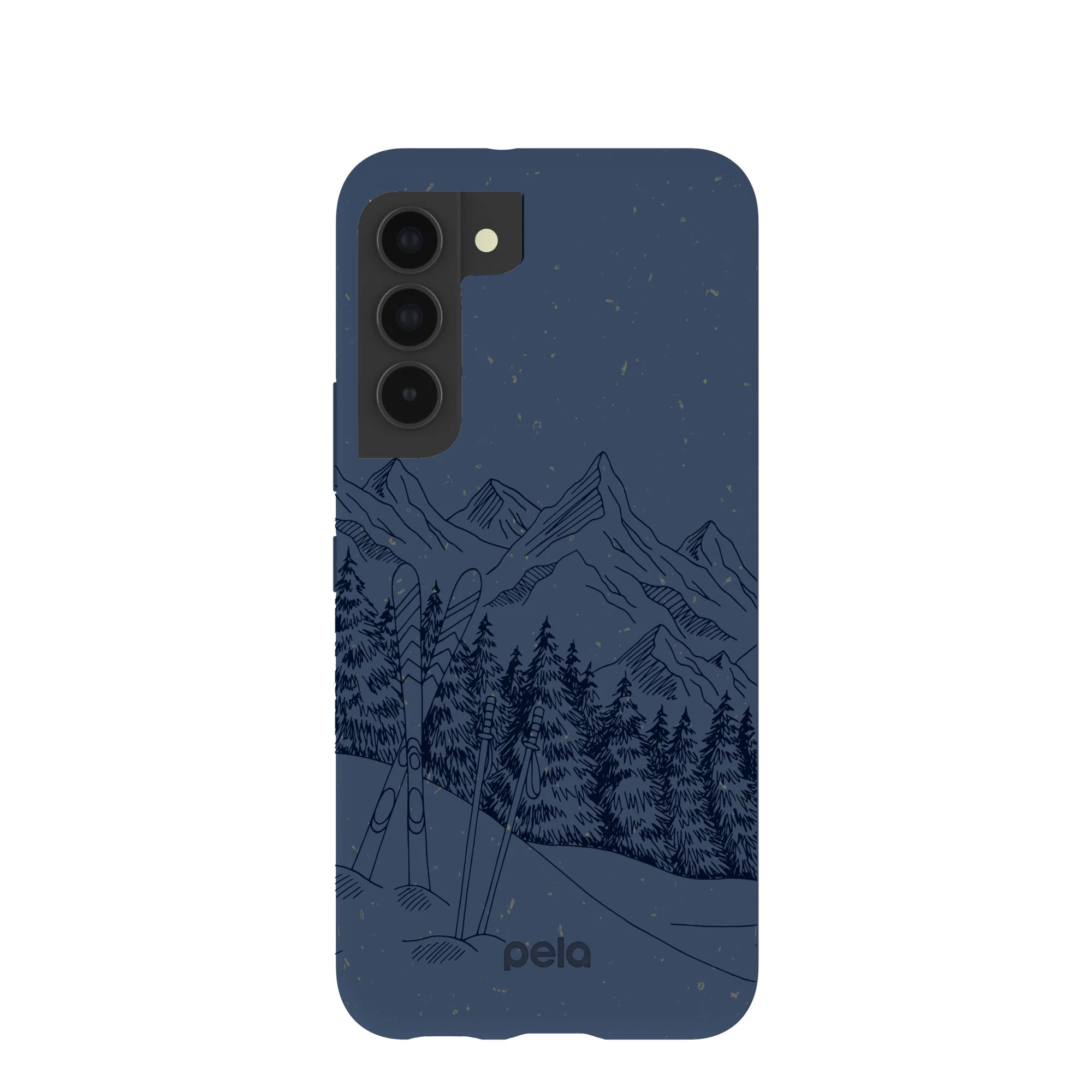Navy Blue Backcountry Ski Samsung Galaxy S22 Case