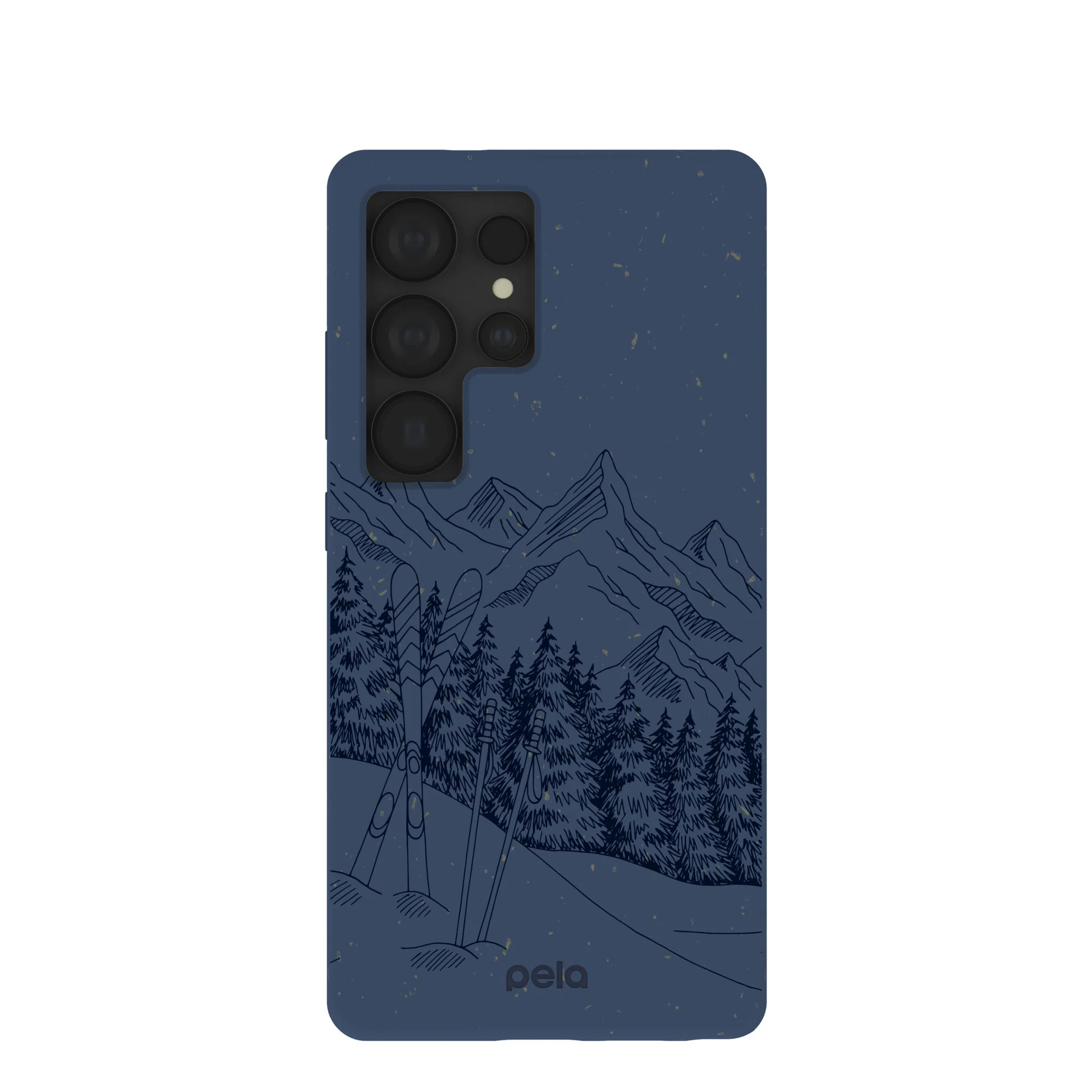 Navy Blue Backcountry Ski Samsung Galaxy S25 Ultra Case