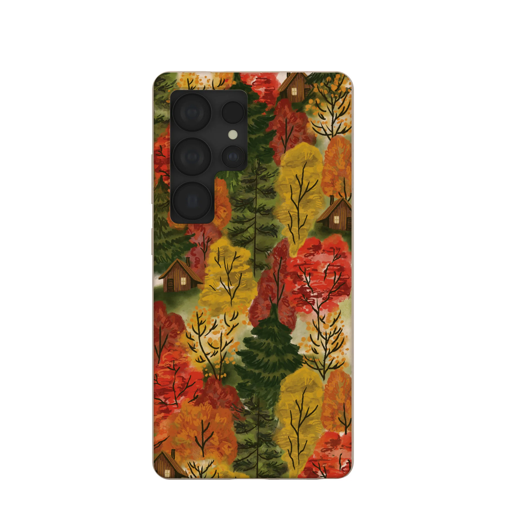 Seashell Cabins in the Woods Samsung Galaxy S25 Ultra Case