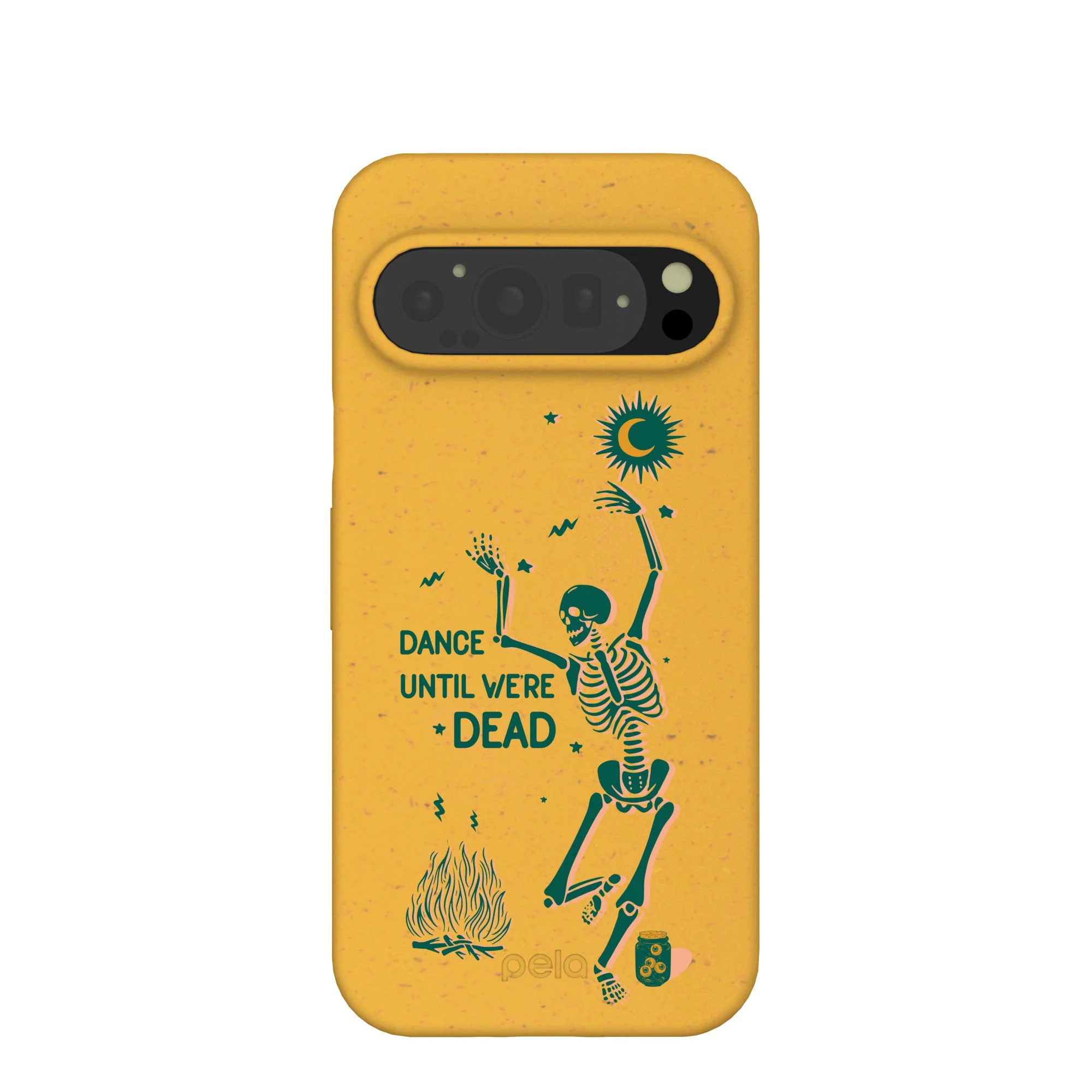 Honey Dancing Skeleton Google Pixel 9/9 Pro Case