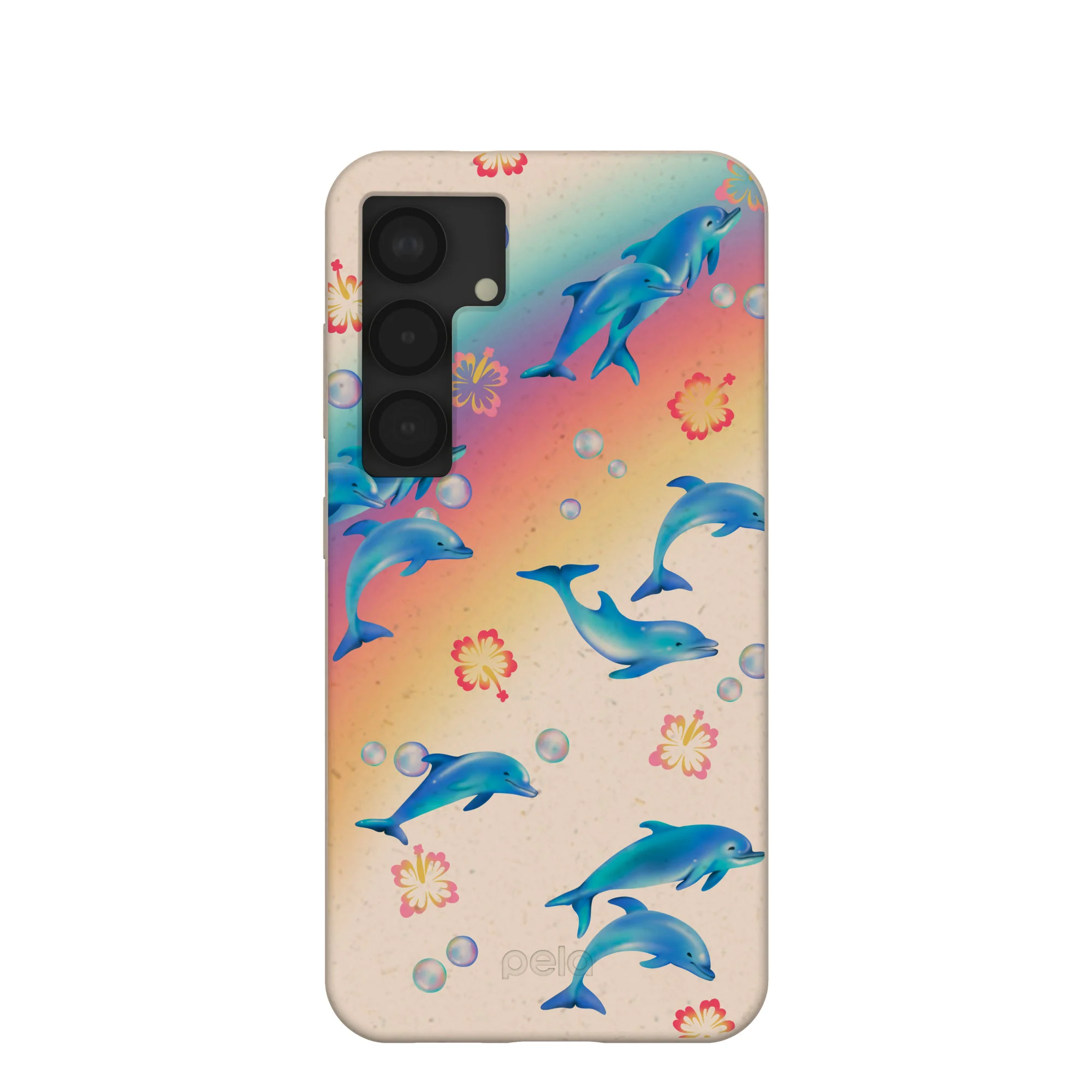 Seashell Dolphin Sunset Samsung Galaxy S25 Case