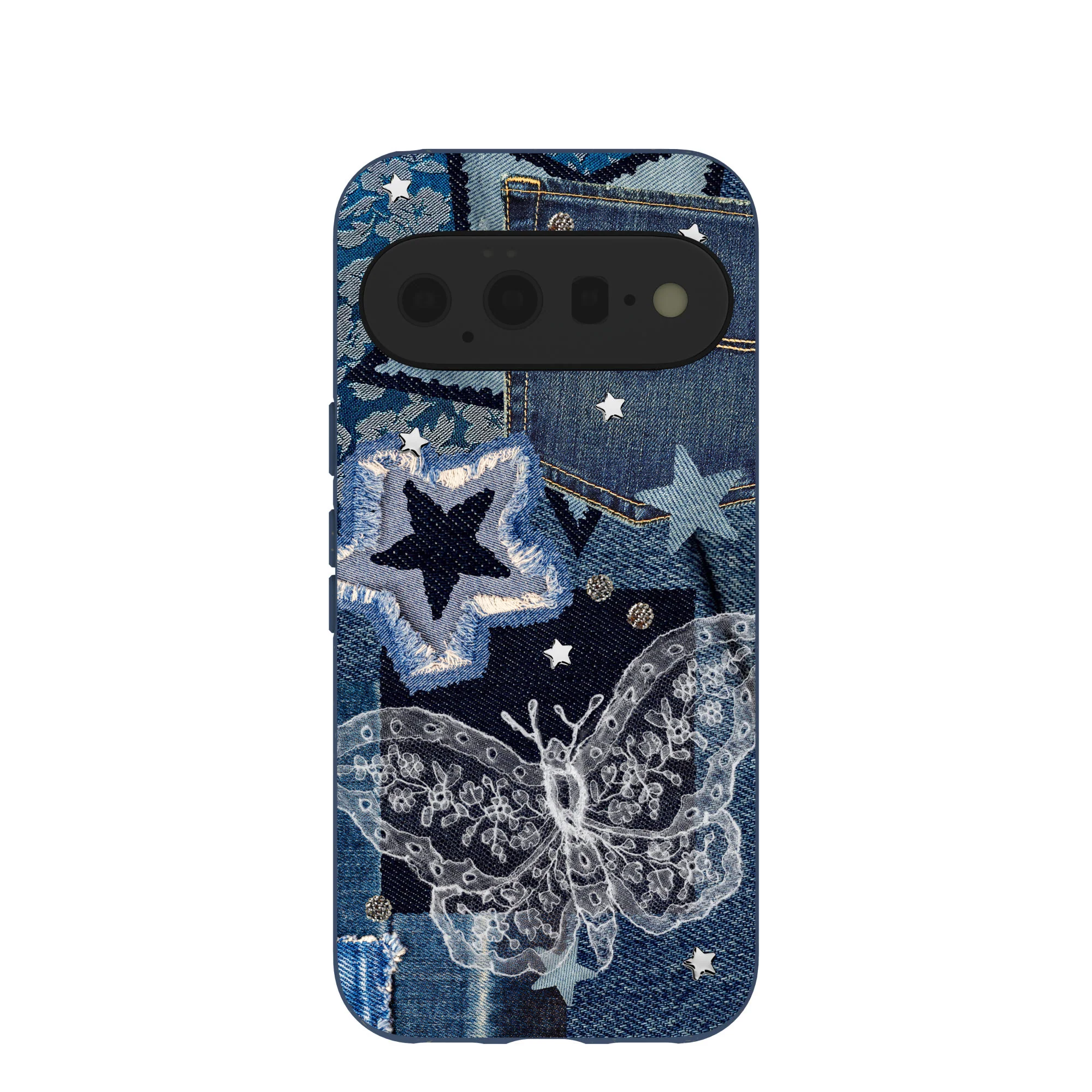 Navy Blue Double Denim Google Pixel 11 Case