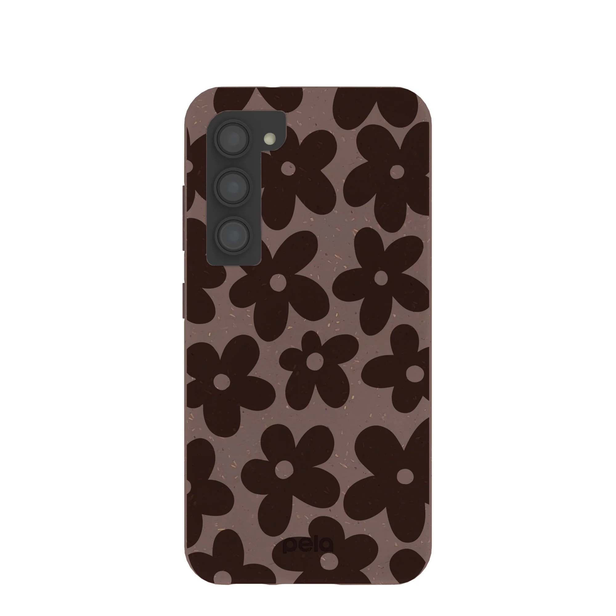 Chocolate Brown Earthy Blooms Samsung Galaxy S23 Case