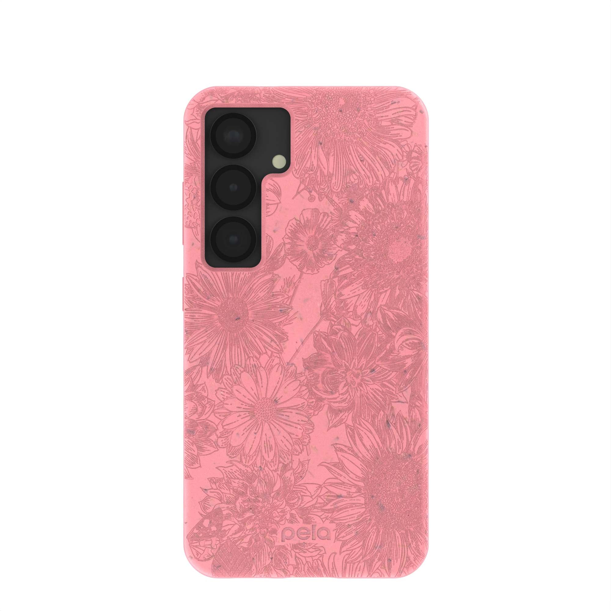 Bubblegum Pink Flora Samsung Galaxy S25 Case