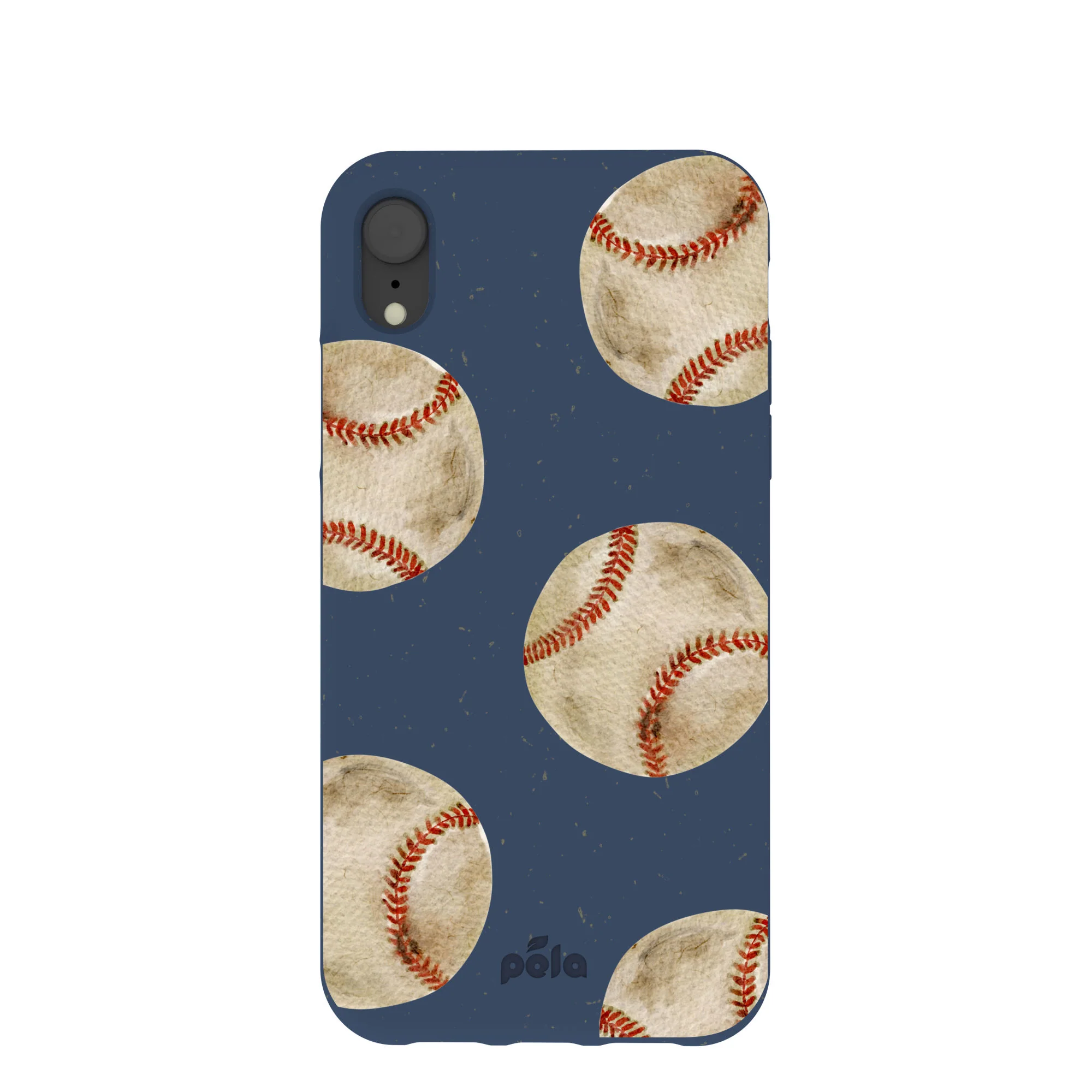 Navy Blue Home Run iPhone XR Case