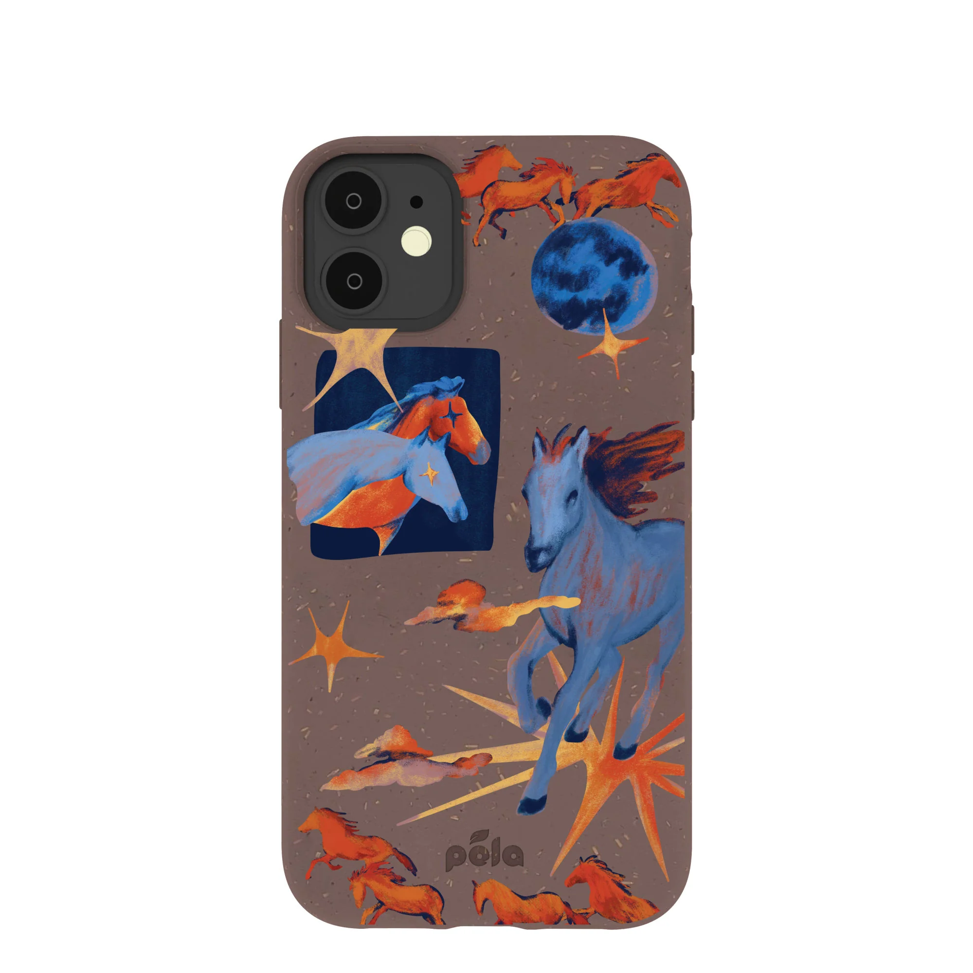 Chocolate Brown Horse Dreamers iPhone 11 Case