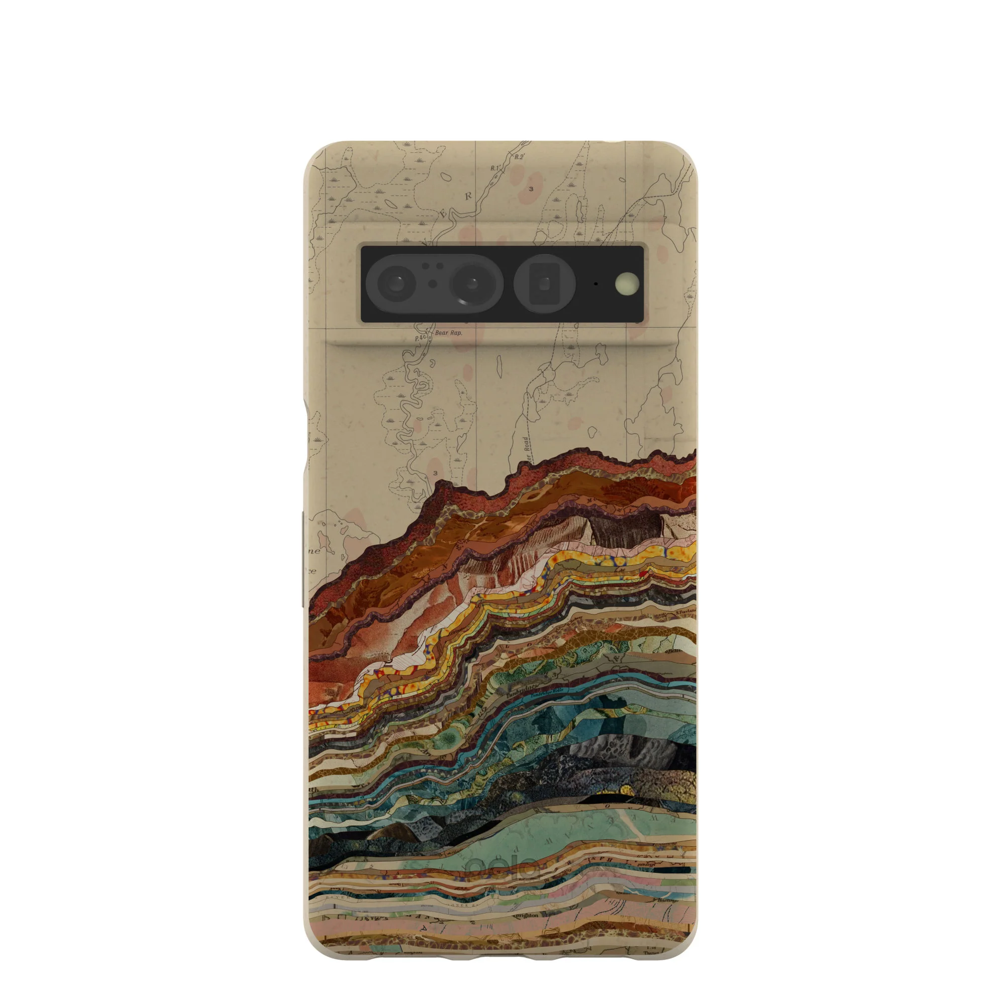 London Fog Map Strata Google Pixel 7 Pro Case