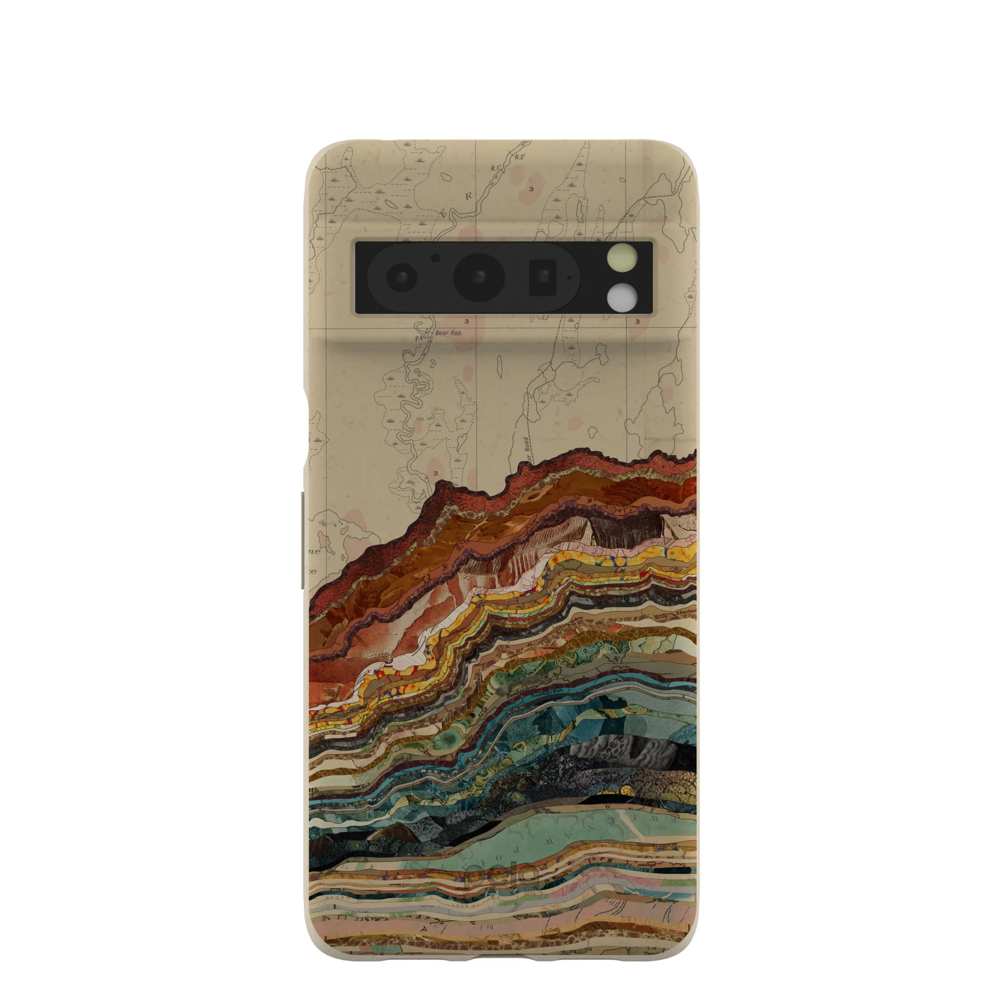 London Fog Map Strata Google Pixel 8 Pro Case