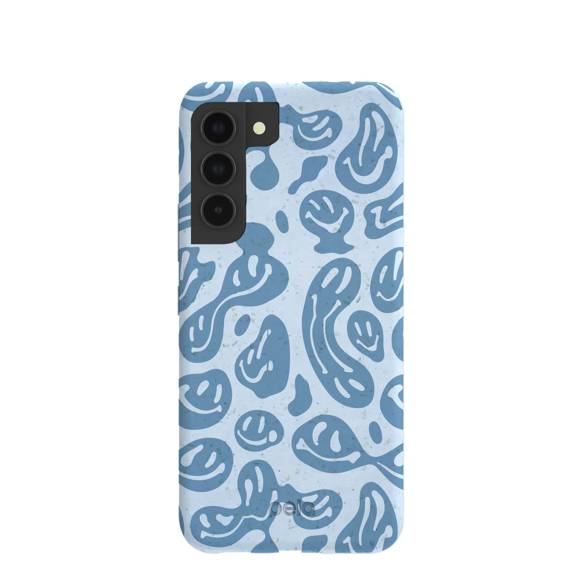 Powder Blue Melting Faces Samsung Galaxy S22 Case