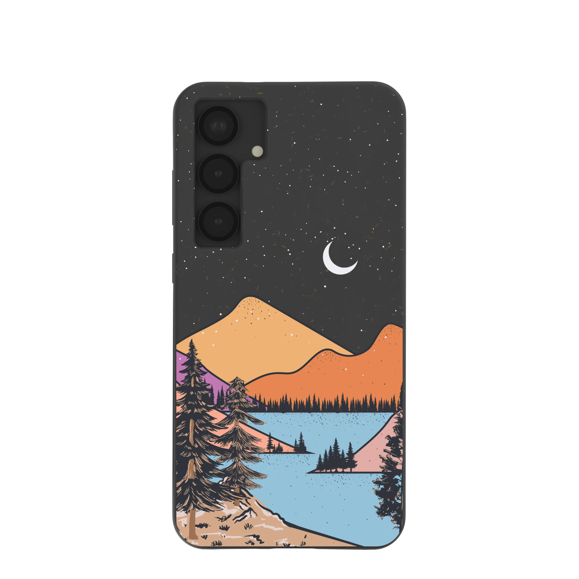 Black Night Trails Samsung Galaxy S25+(Plus) Case