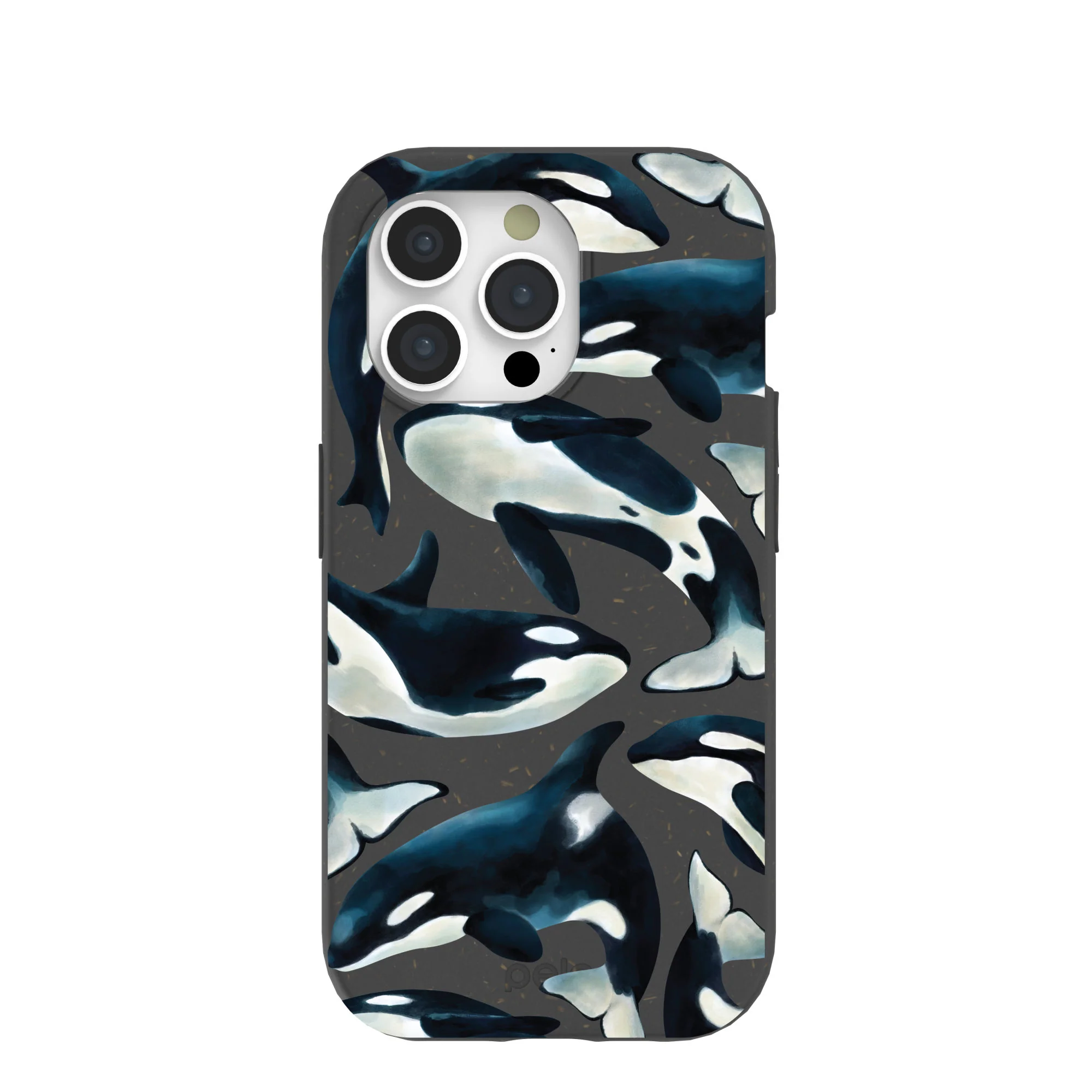Black Orca World iPhone 15 Pro Case