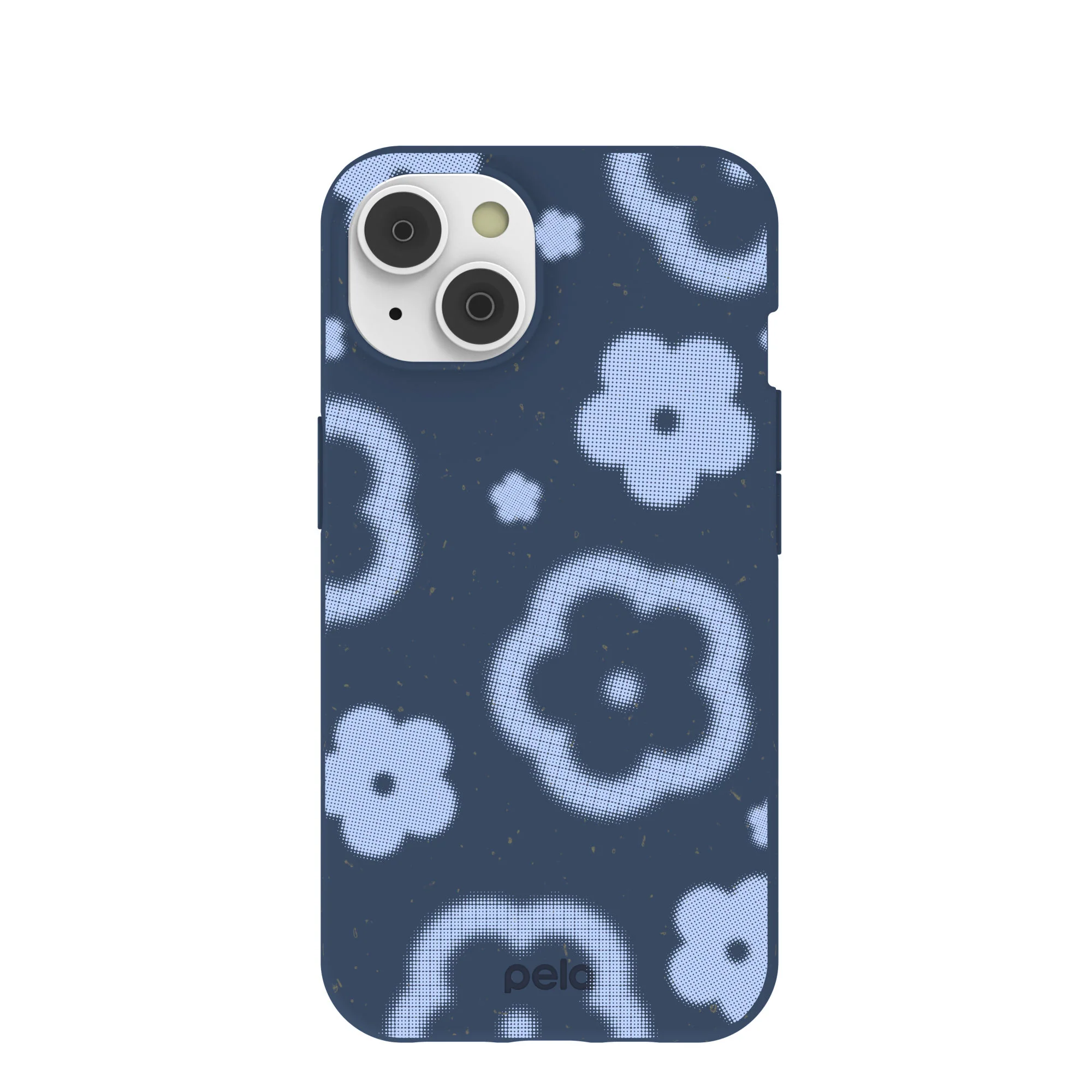 Navy Blue Poppie iPhone 14 Case