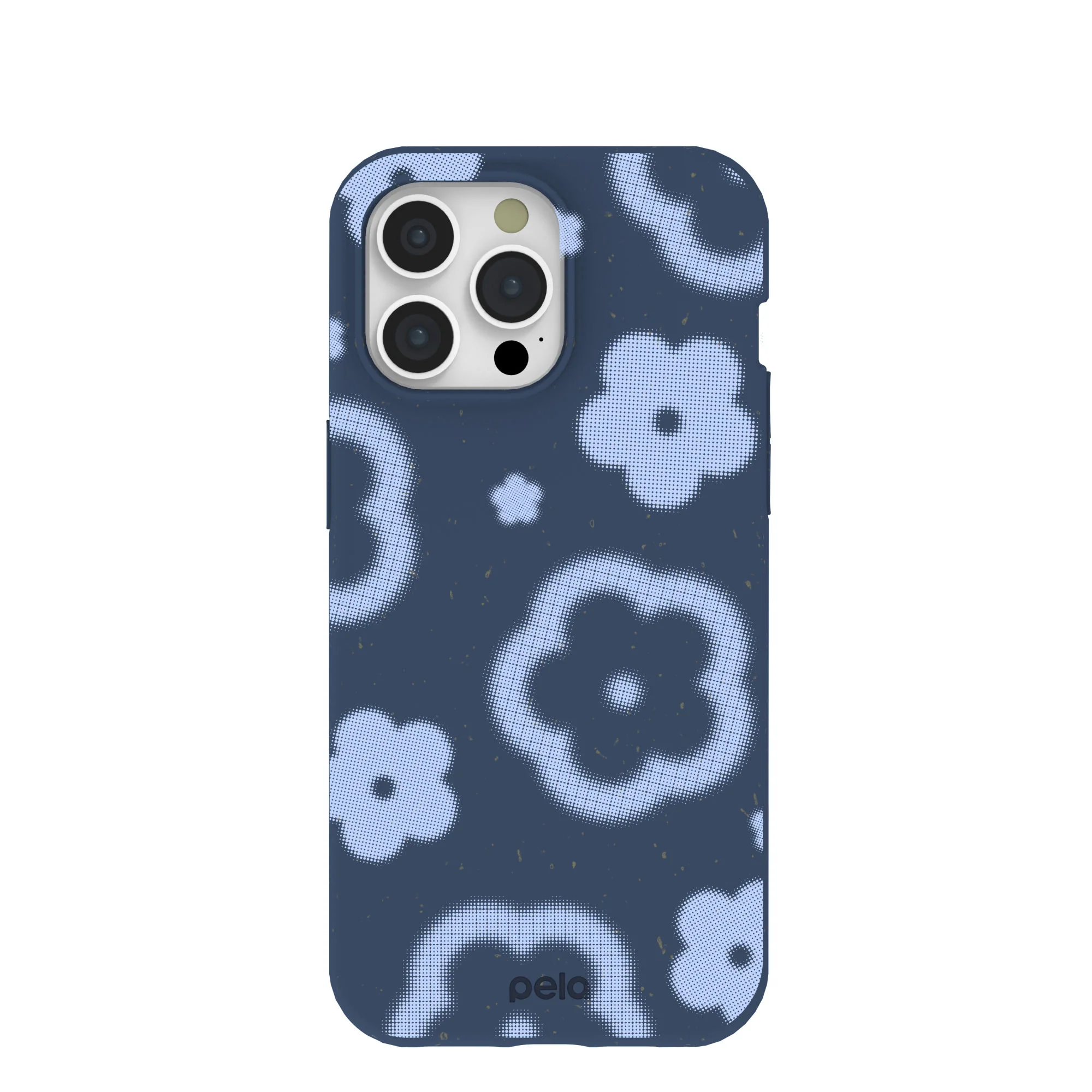 Navy Blue Poppie iPhone 15 Pro Max Case