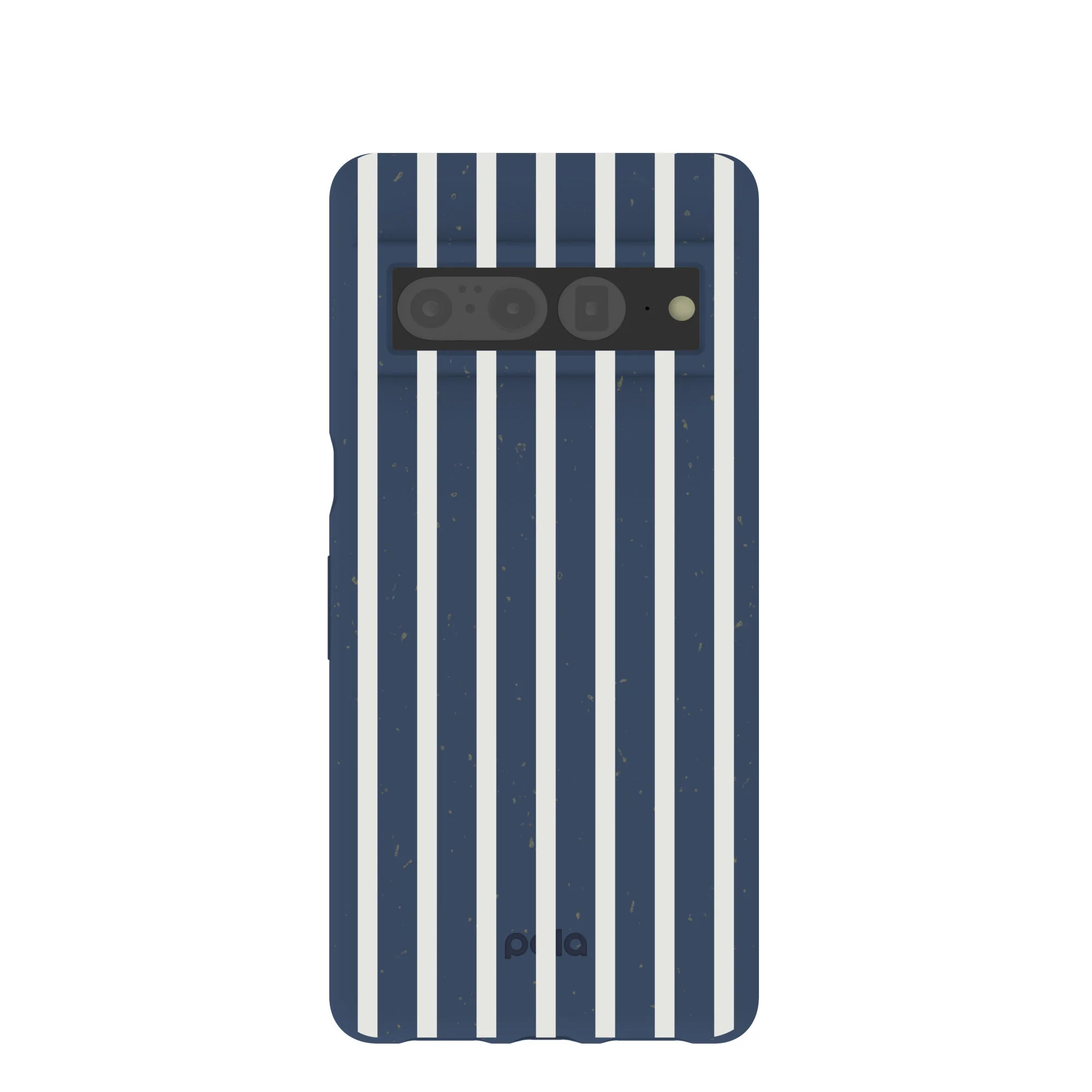 Navy Blue Sailor Stripes Vertical Google Pixel 7 Pro Case