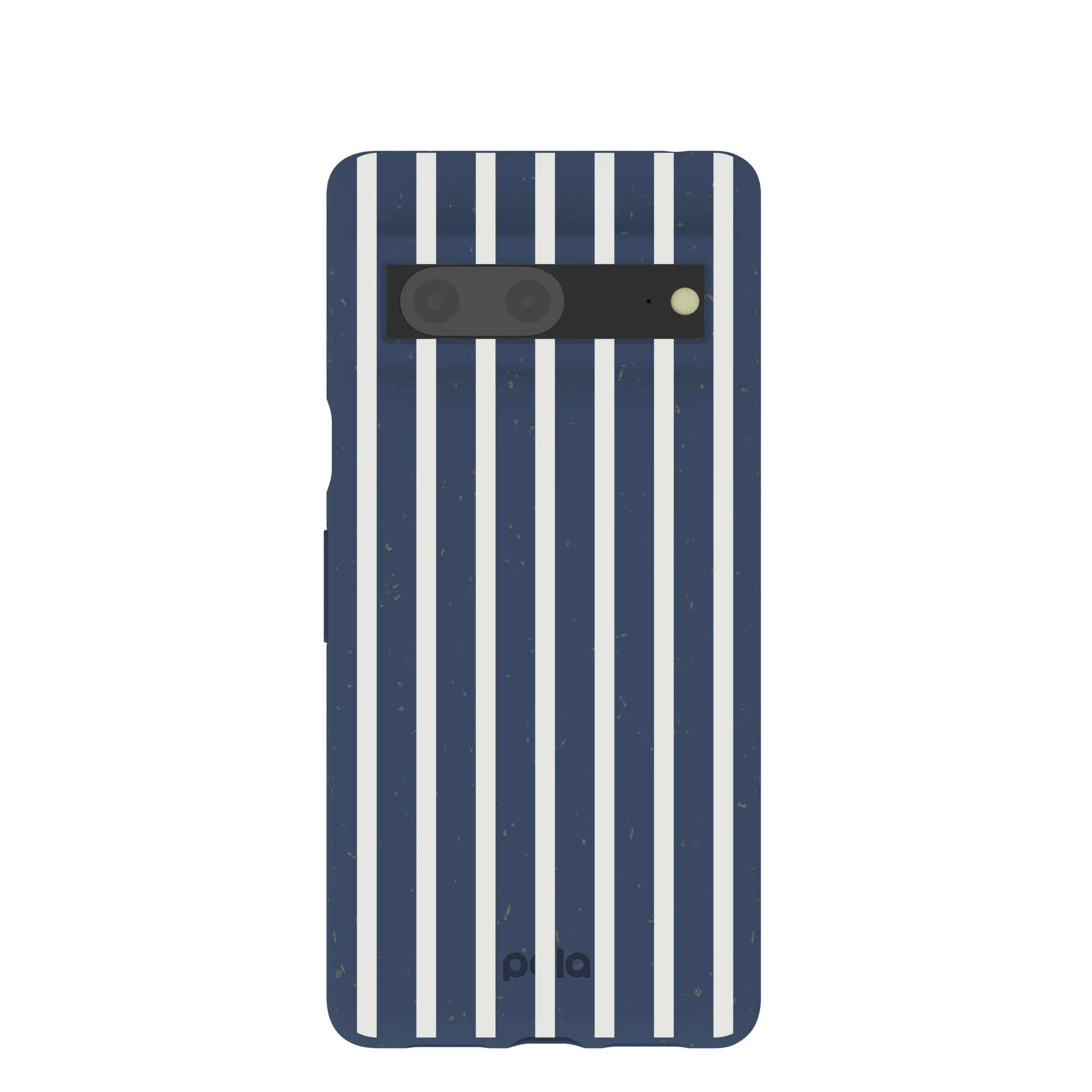 Navy Blue Sailor Stripes Vertical Google Pixel 7 Case