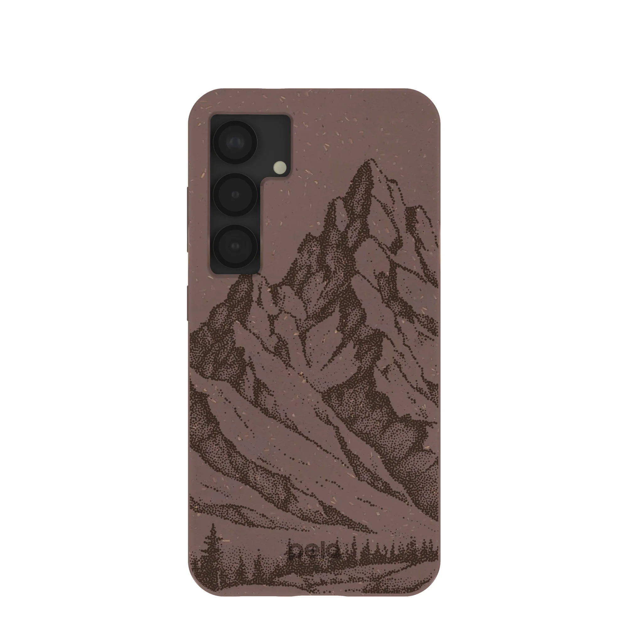 Chocolate Brown Silent Summit Samsung Galaxy S25 Case