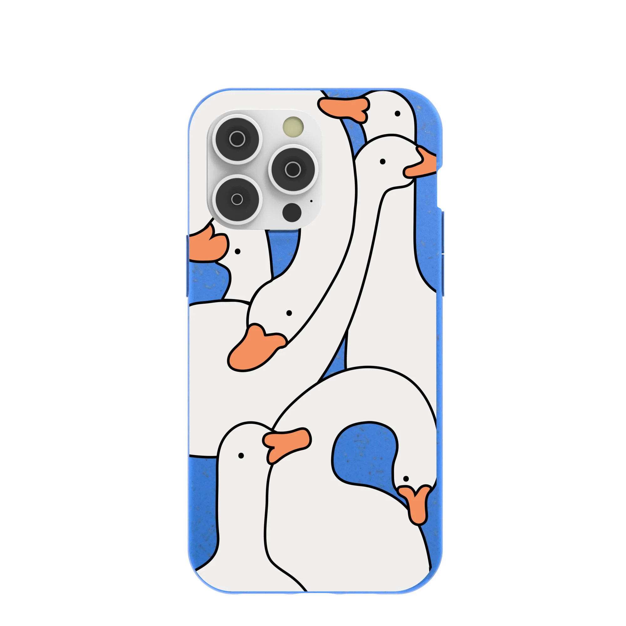 Electric Blue Silly Goose iPhone 14 Pro Max Case