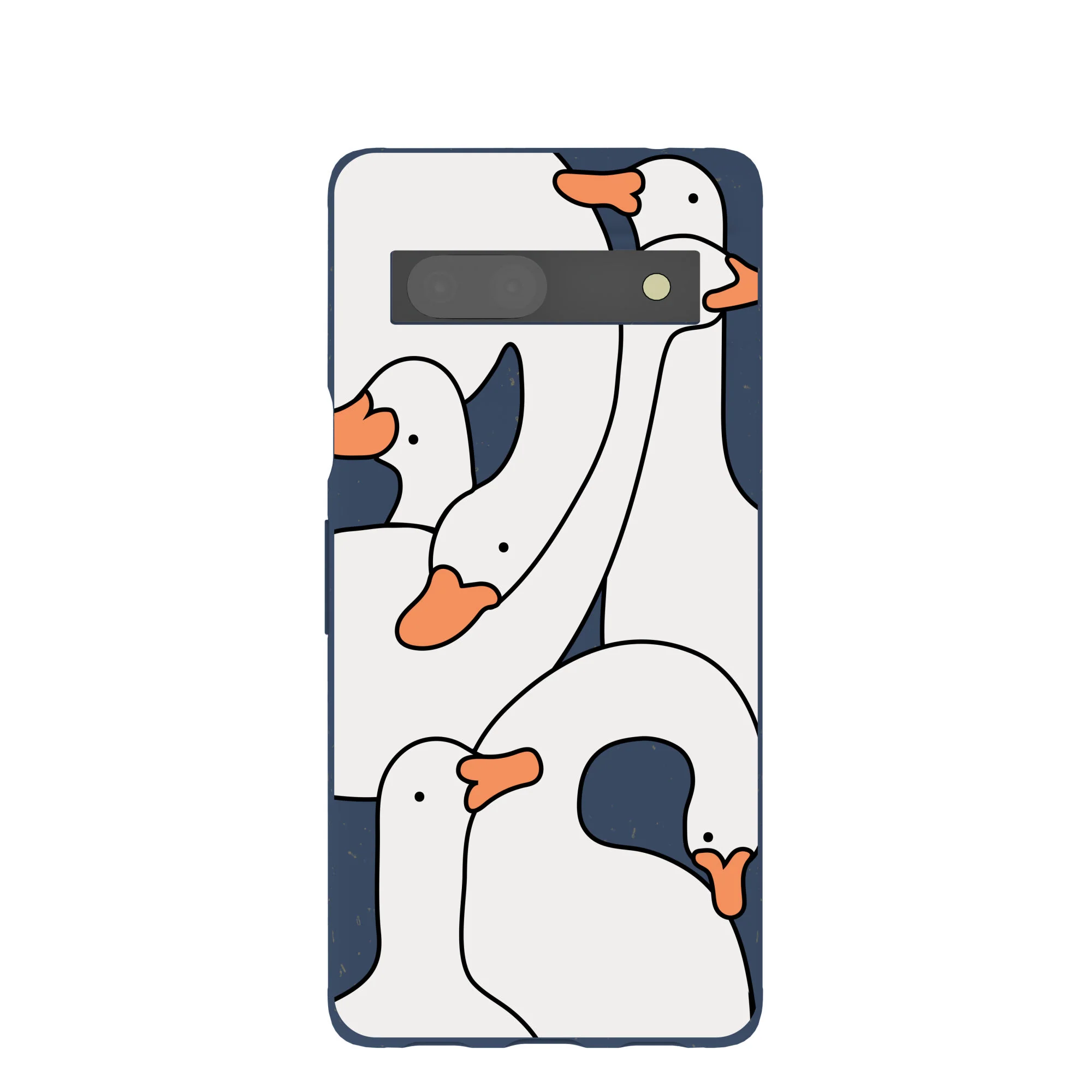 Navy Blue Silly Goose Google Pixel 7a Case