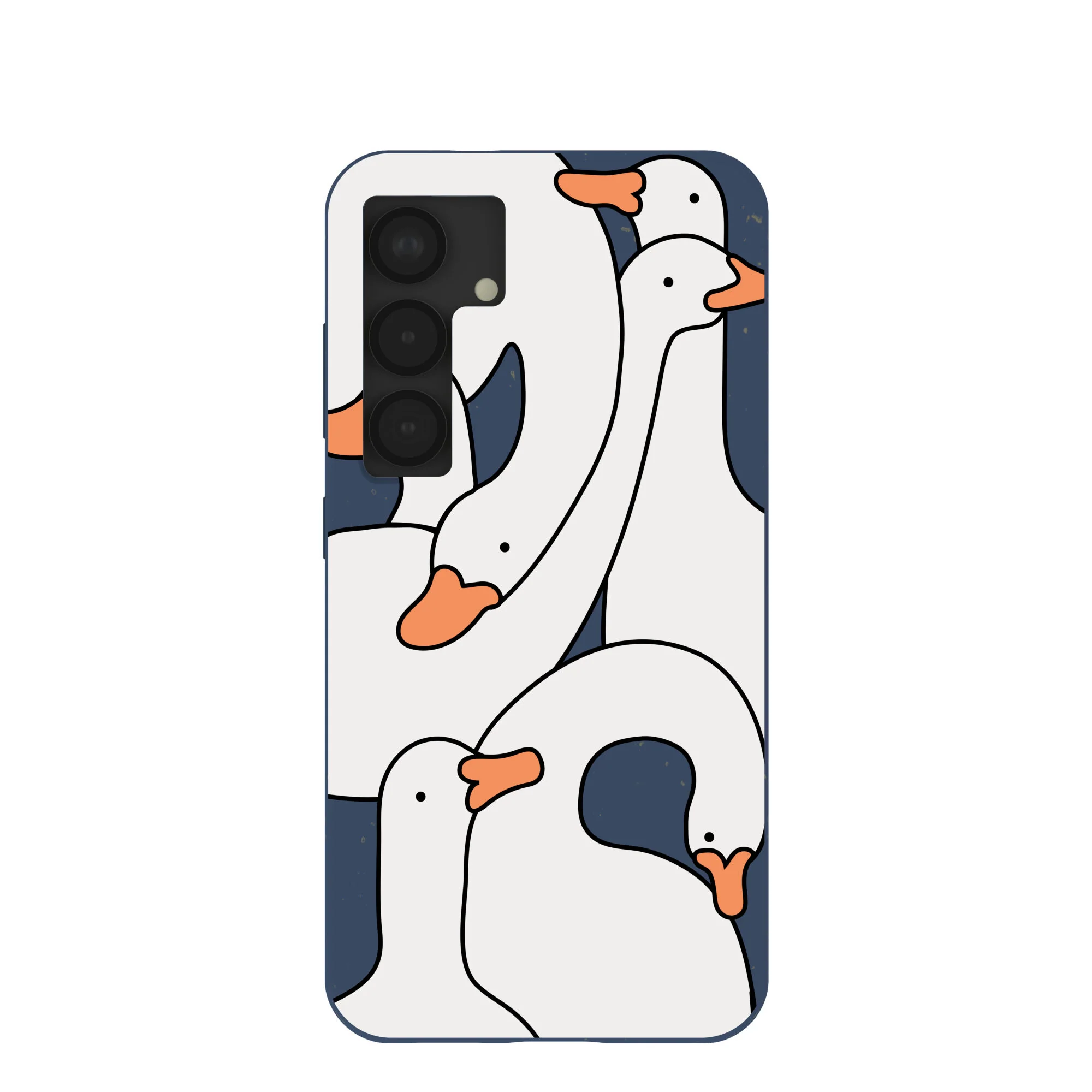 Navy Blue Silly Goose Samsung Galaxy S25 Case