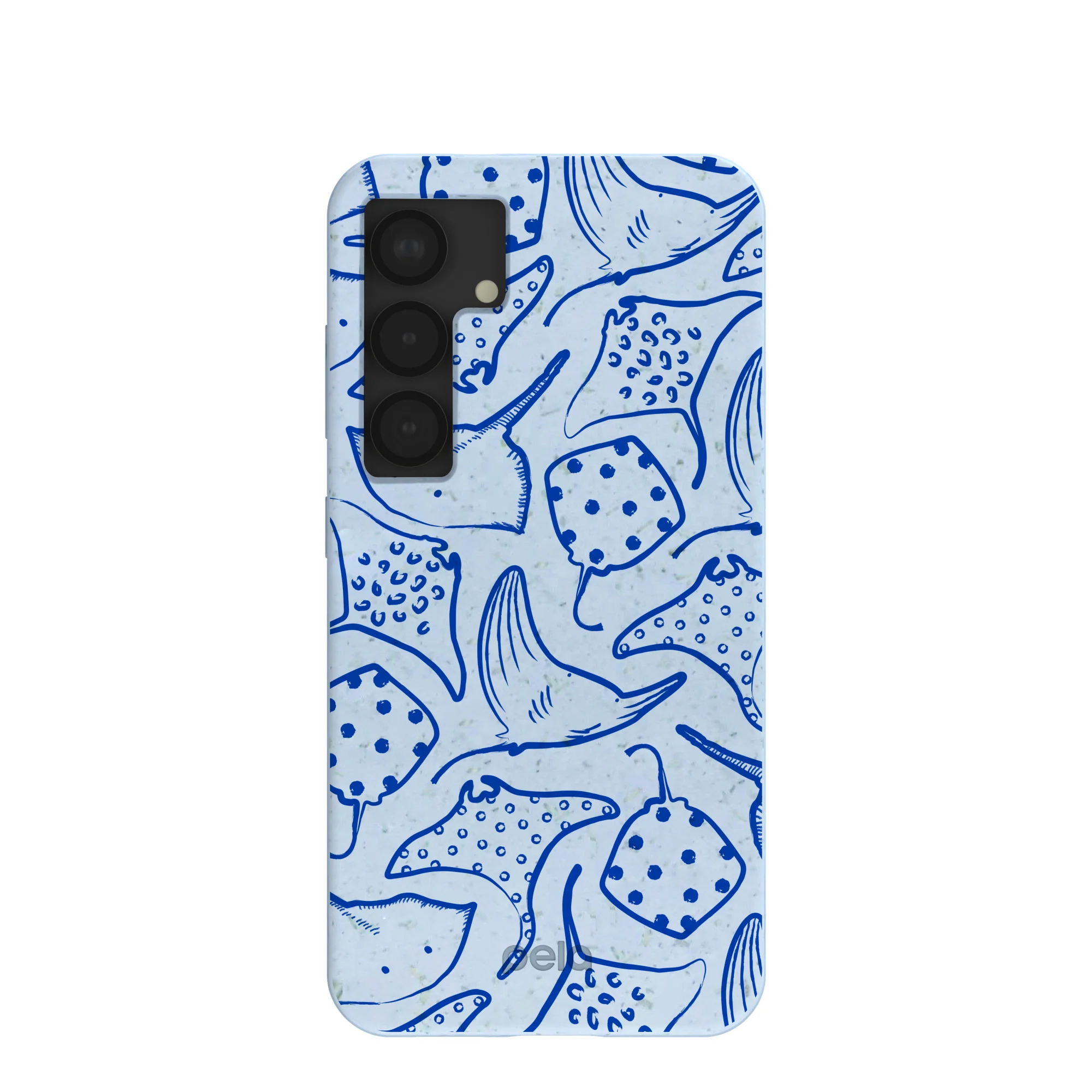Powder Blue Stingray Fever Samsung Galaxy S25 Case