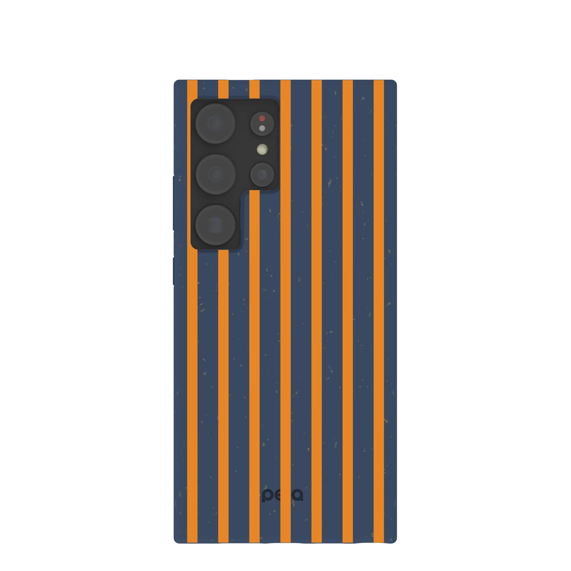Navy Blue Tiger Tail Stripes Samsung Galaxy S24 Ultra Case